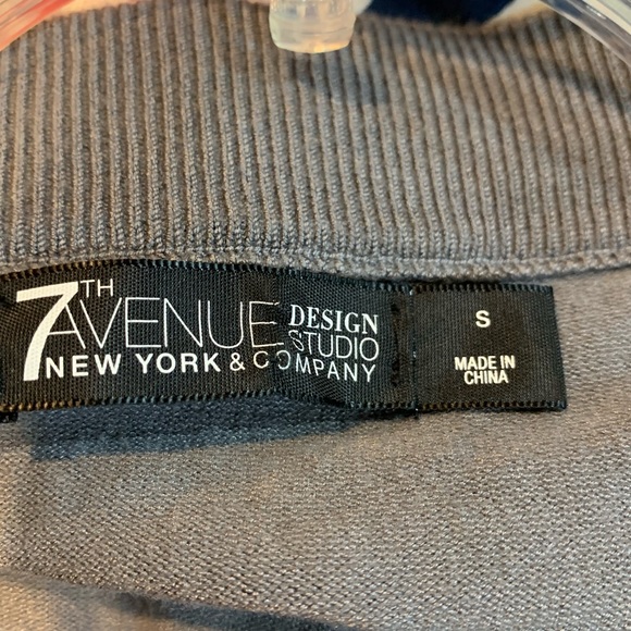 7th Avenue NY &Co  jeweled tulle sleeve sweater - Picture 6 of 6